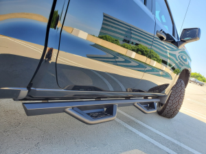 Chevrolet Silverado Side Steps - Body Armor 4x4 - Ambush - Black - `19-`22